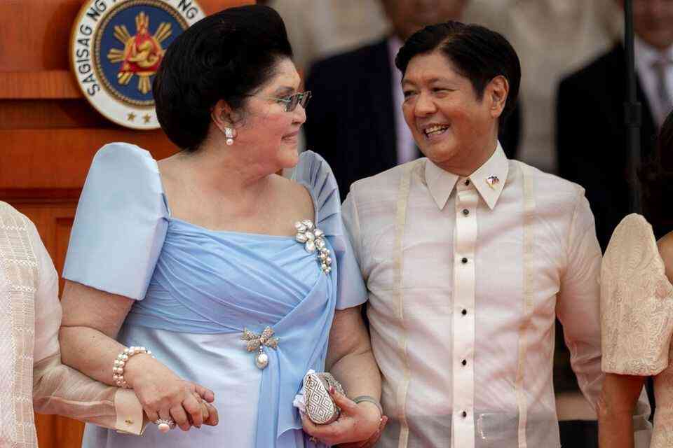 Marcos says mom Imelda recovers from pneumonia, to be discharged today