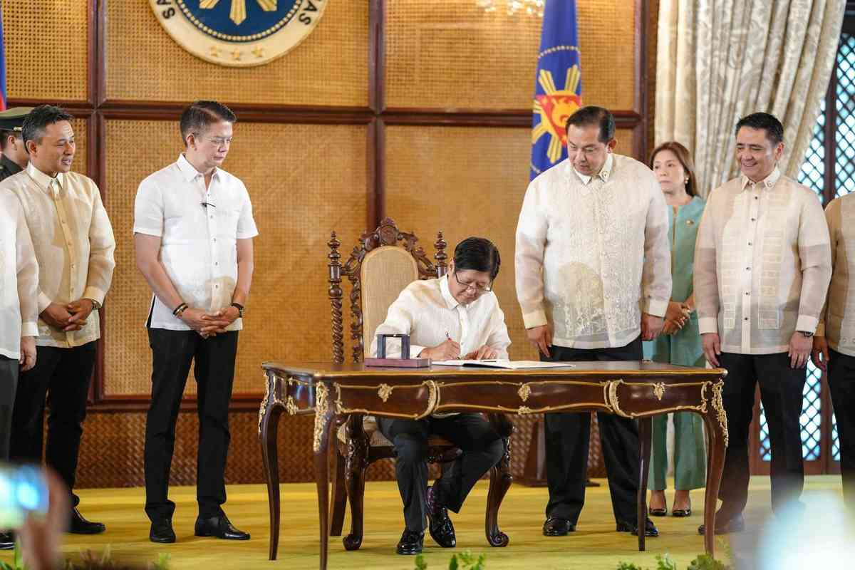 Marcos signs new government procurement, anti-online scam laws ahead of 3rd SONA
