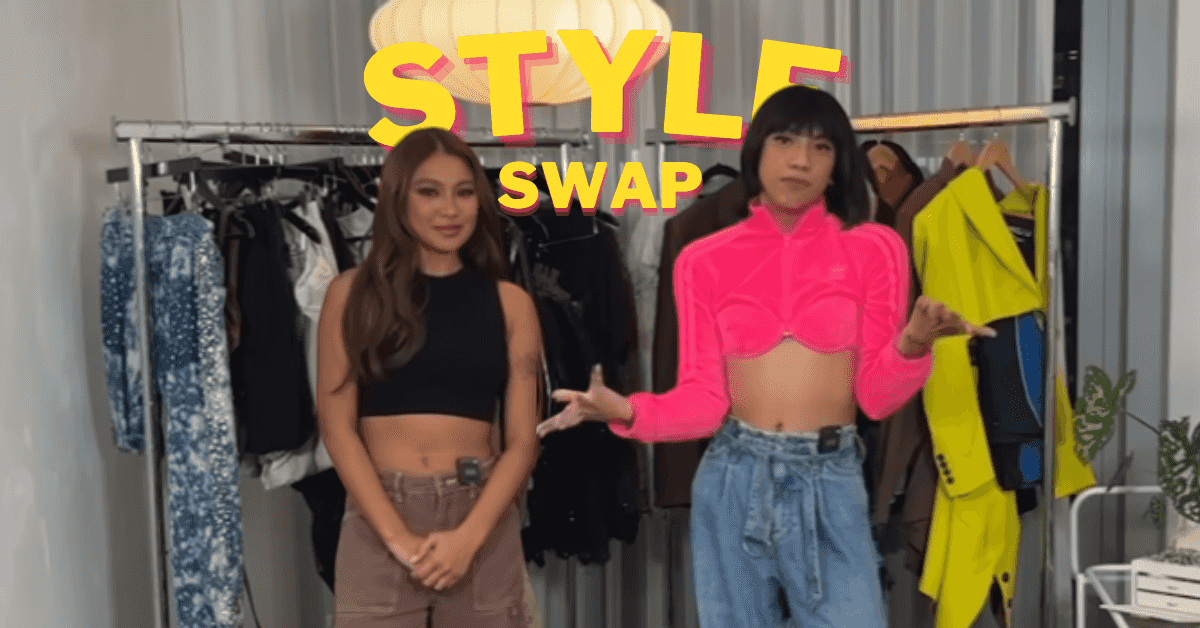 Nadine Lustre, Mimiyuuh take on style swap challenge