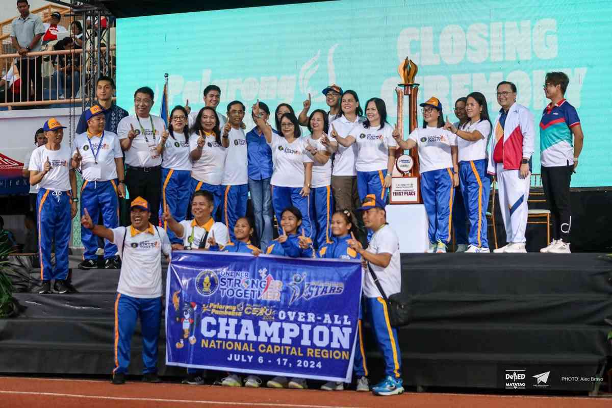 NCR continues its reign, clinches 17th overall crown in Palarong Pambansa