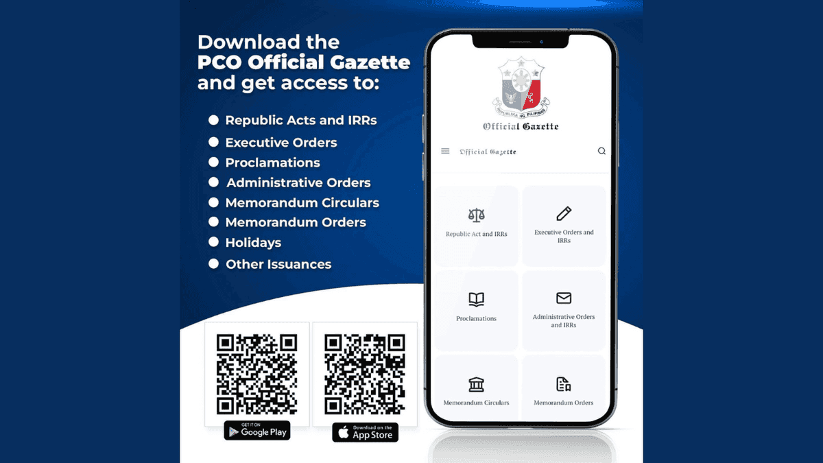 PCO launches Official Gazette mobile app