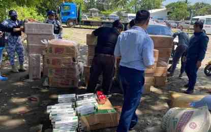 P92-M smuggled cigarettes confiscated in Zamboanga, Sulu