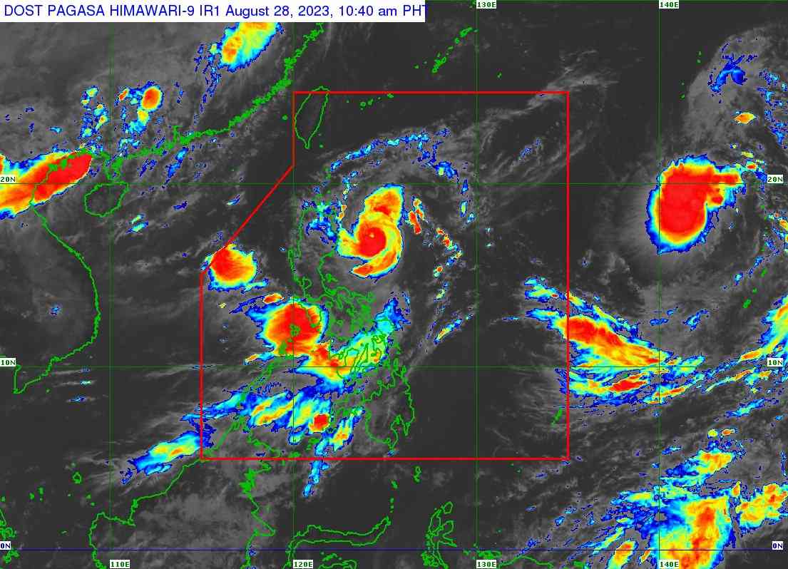 PAGASA: 9 areas remain under Signal No. 1 as Goring continues to weaken