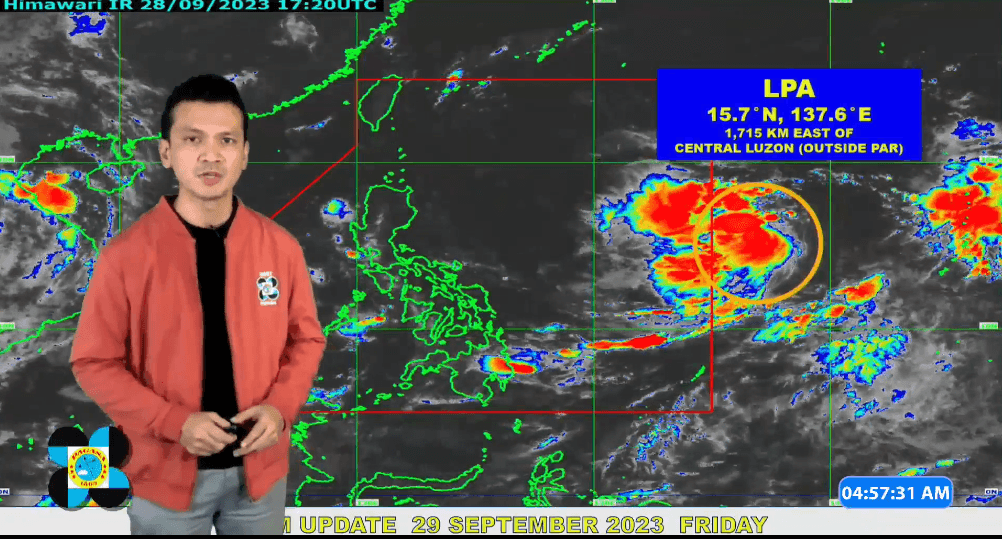 LPA near Central Luzon may develop into typhoon - PAGASA
