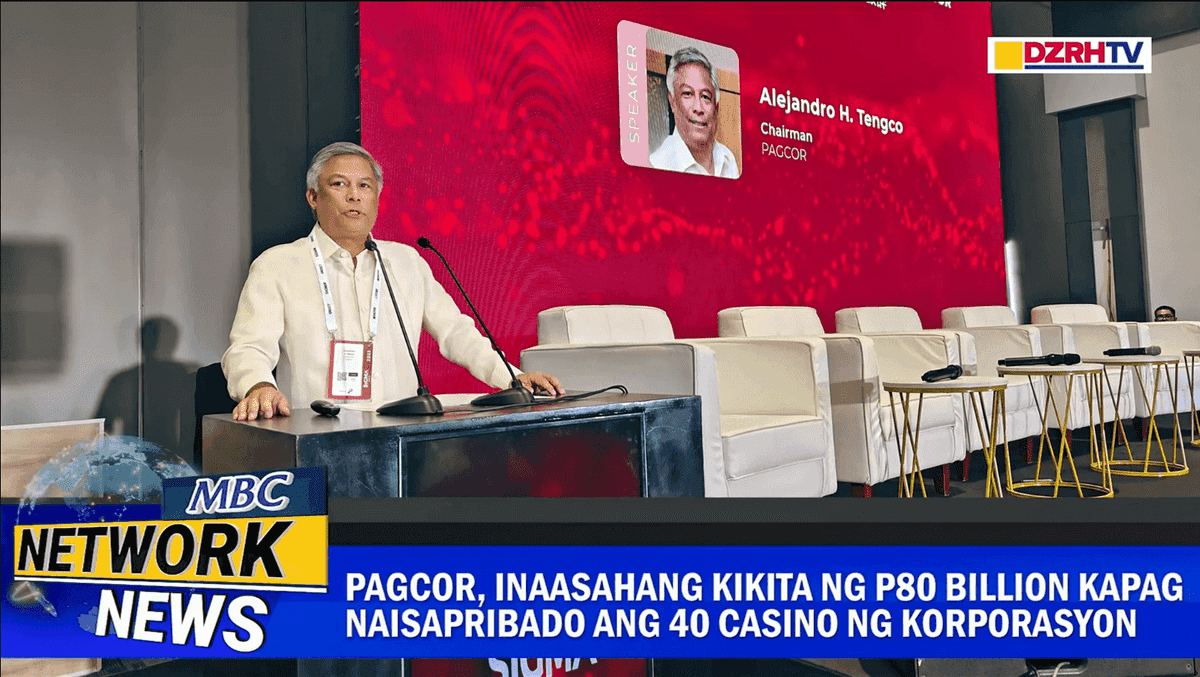PAGCOR eyes to privatize 40 casinos in PH