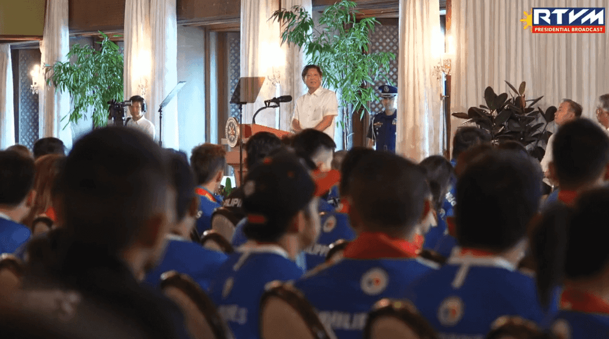 Marcos hails Pinoy athletes by doubling their incentives