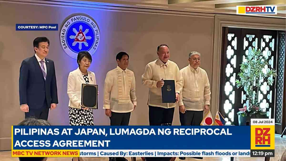 PH-Japan signs Reciprocal Access Agreement