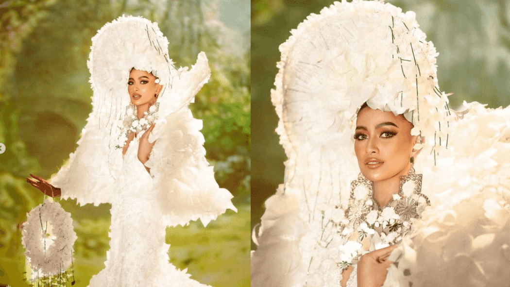 Philippines' Miss Supranational 2024 dons sampaguita costume