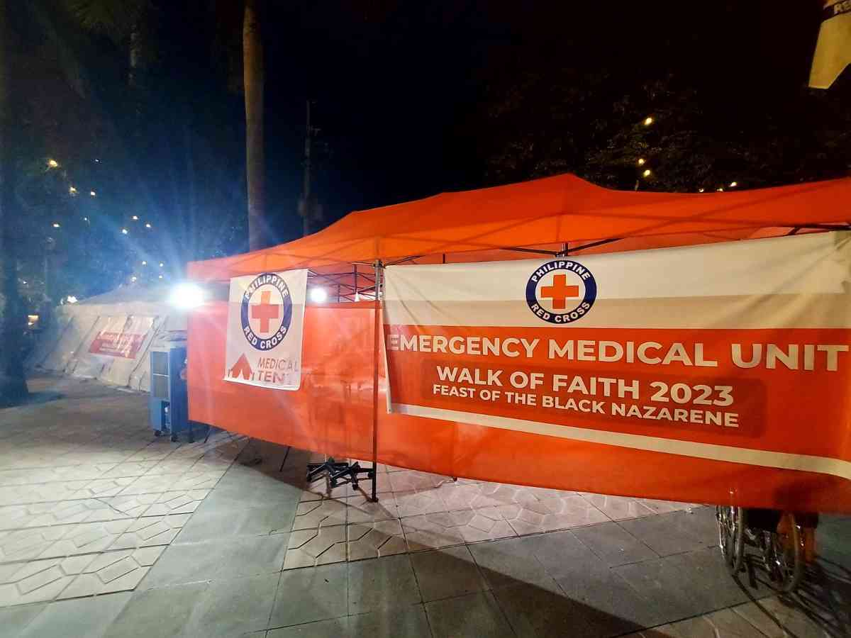 PRC provides medical assistance to Black Nazarene devotees