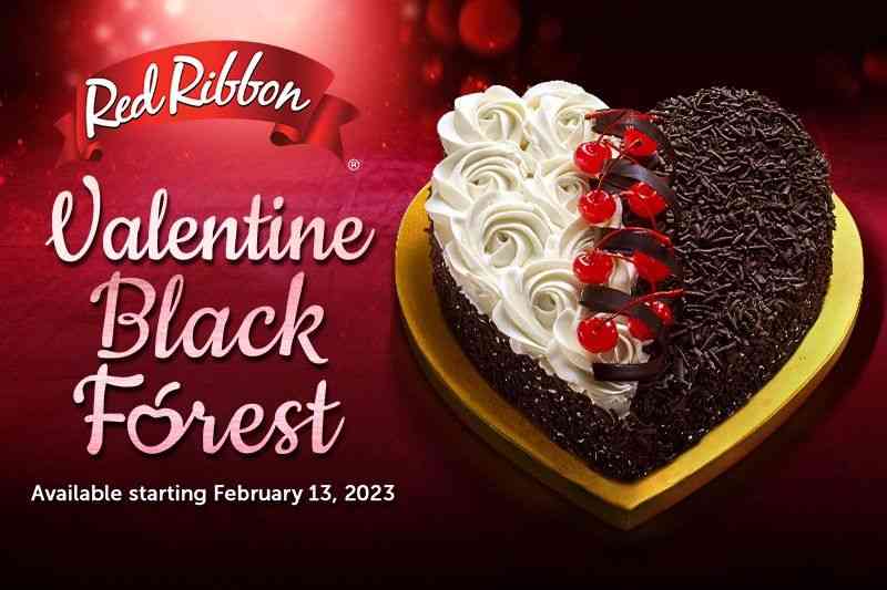 Red Ribbon launches limited-edition Black Forest cake for Valentine's Day