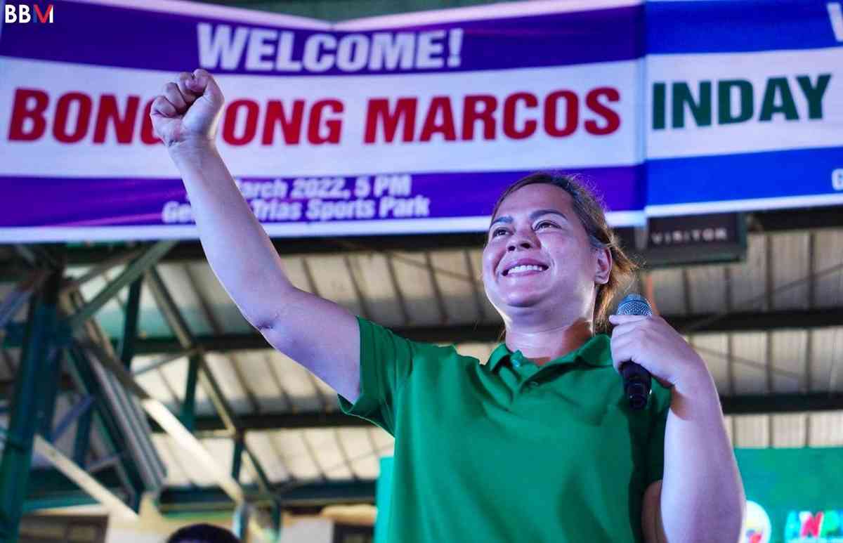 Sara Duterte tops VP race in latest Pulse Asia polls