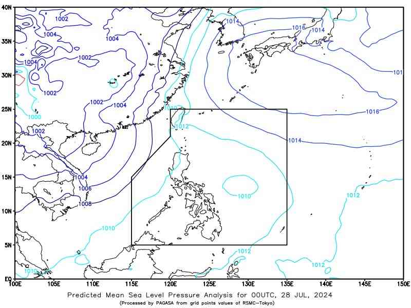 LPA, habagat to bring scattered rains, isolated rainshowers – PAGASA