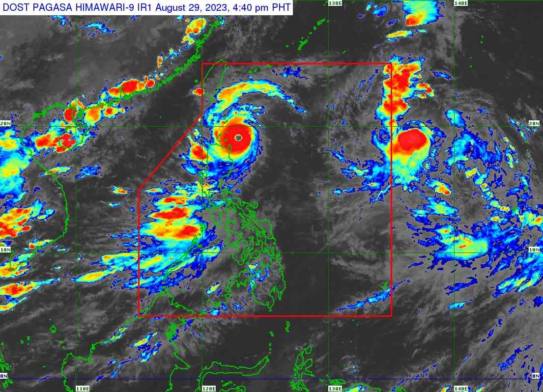 Signal No. 4 hoisted in northern Babuyan Islands as Goring slightly intensifies