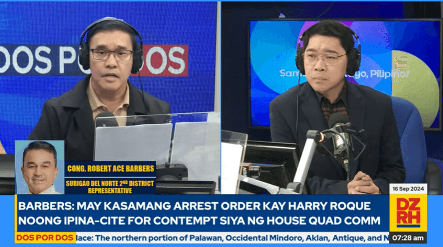 Solon confirms manhunt for Harry Roque over contempt order