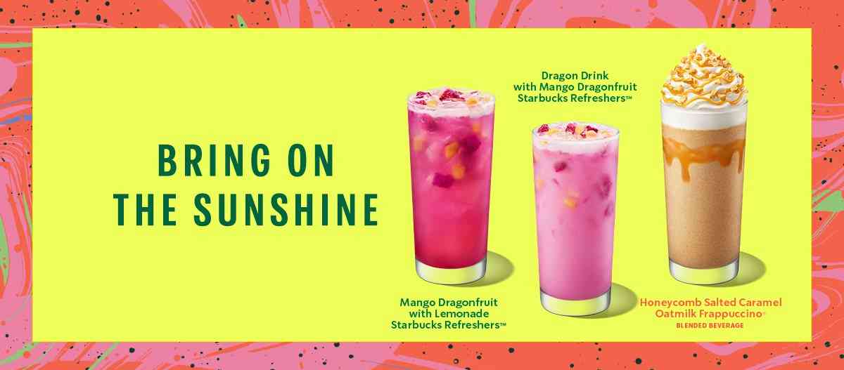 LOOK: Starbucks PH introduces refreshing mango, dragon fruit drinks