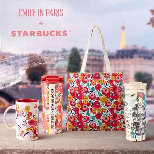 LOOK: Starbucks PH releases Emily in Paris-inspired merch