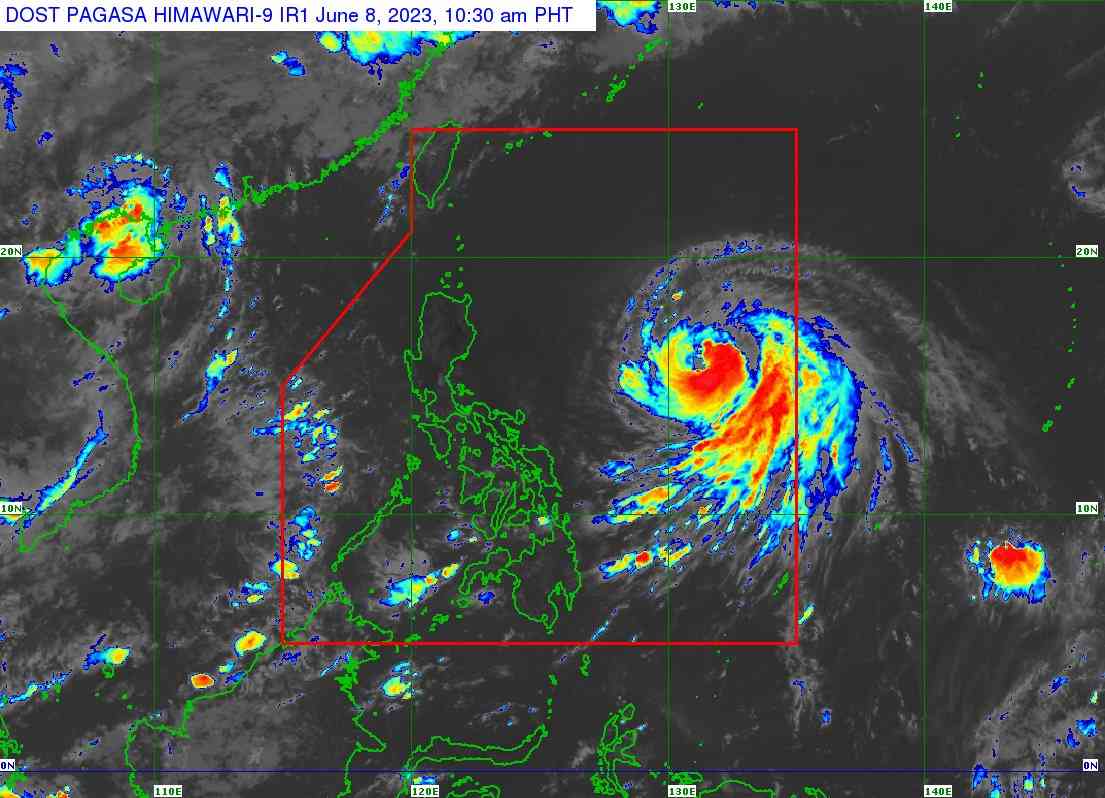 STS Chedeng slightly intensifies as it moves over PH sea