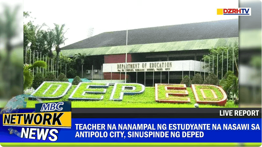 Teacher on 'slapping' incident in Antipolo, Rizal faces 90-day suspension