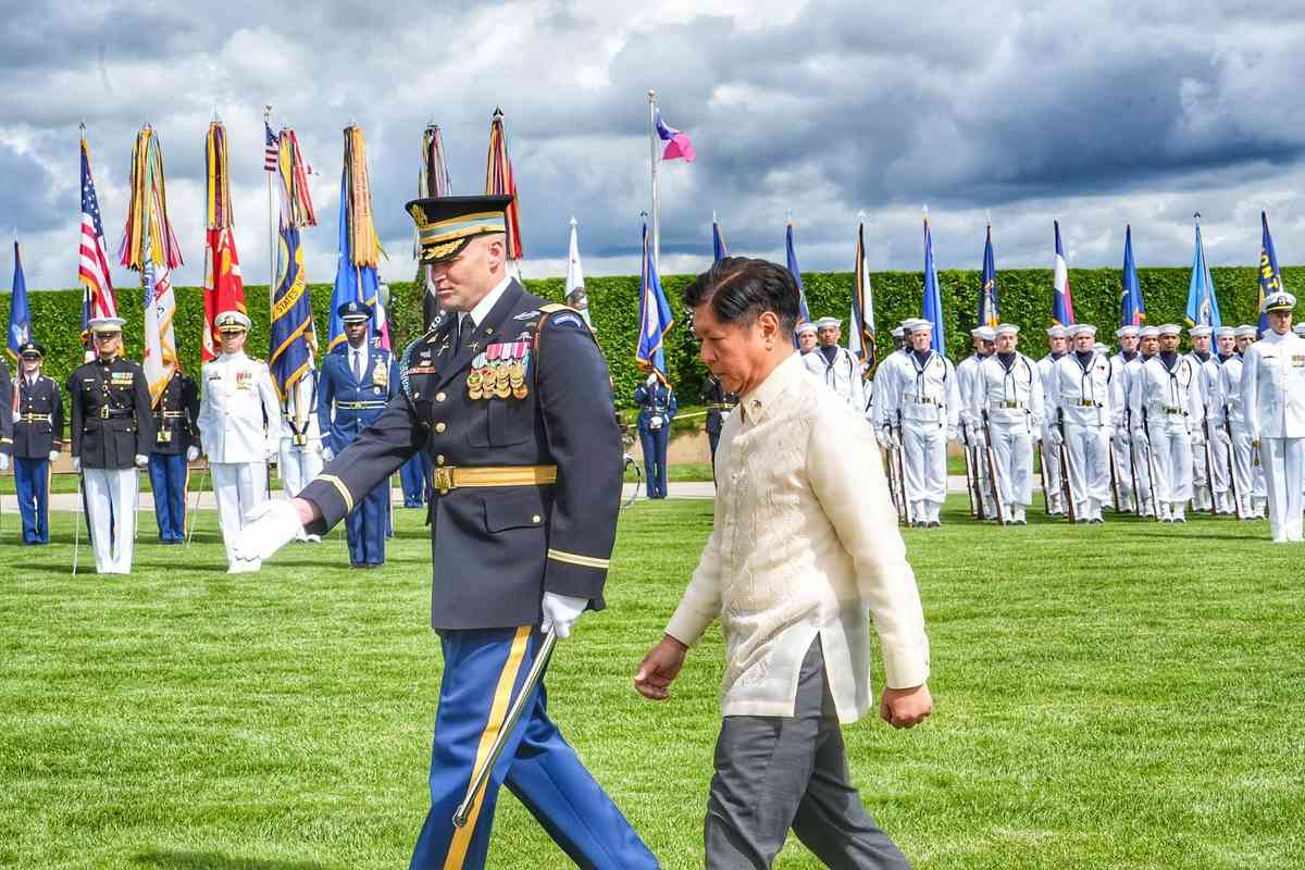PBBM receives US military honors at the Pentagon