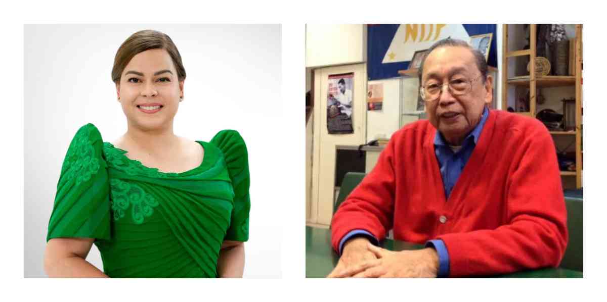 VP Sara on Joma Sison's passing: "May God have mercy on his soul"
