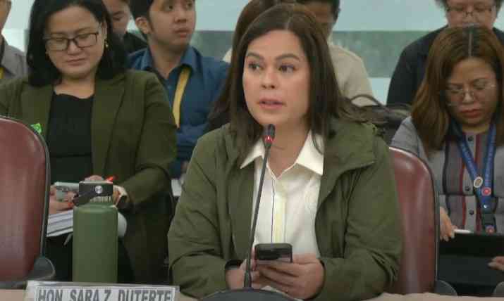 VP Sara Duterte refutes privilege speech; cites inquiry as a coordinated political attack