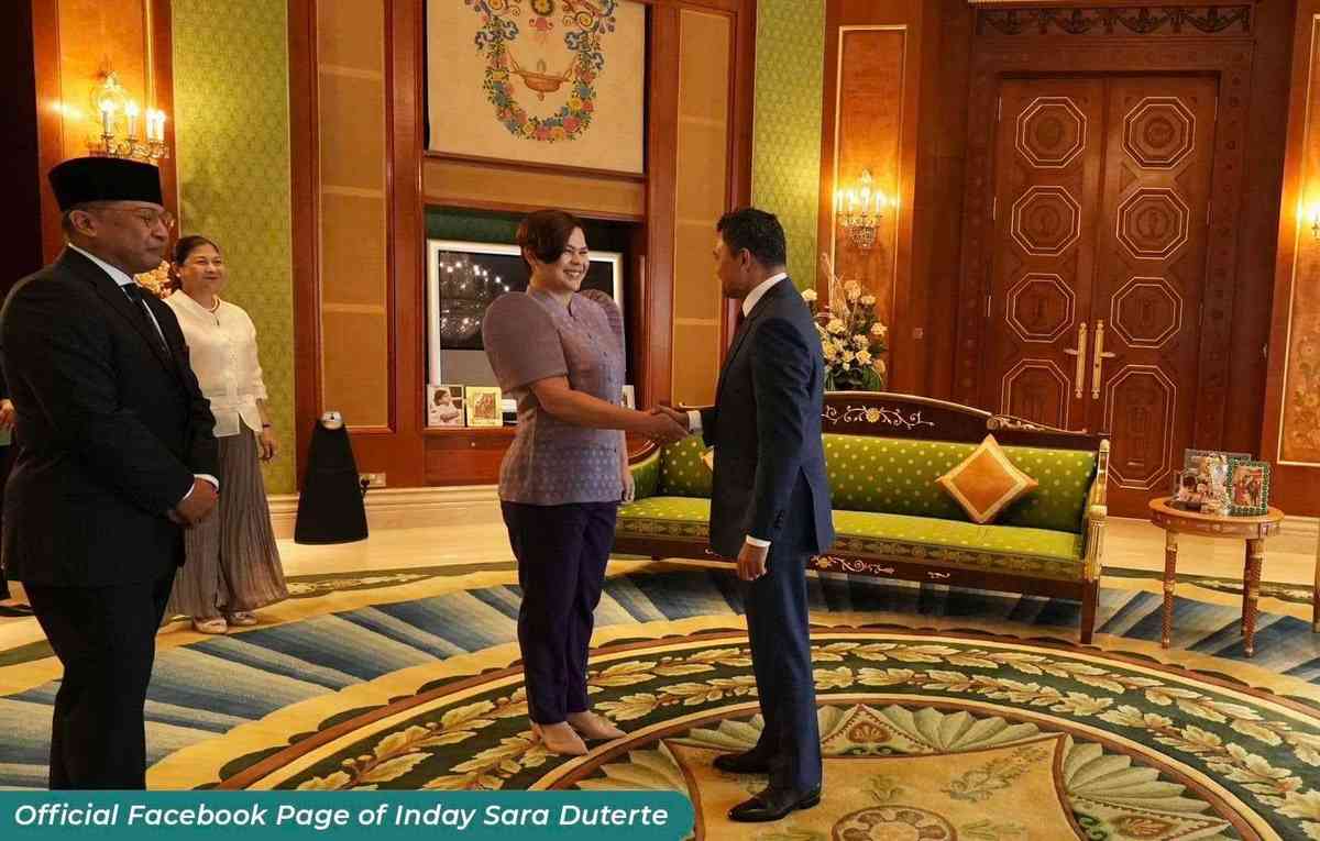 VP Sara invites Brunei Crown Prince to visit Philippines