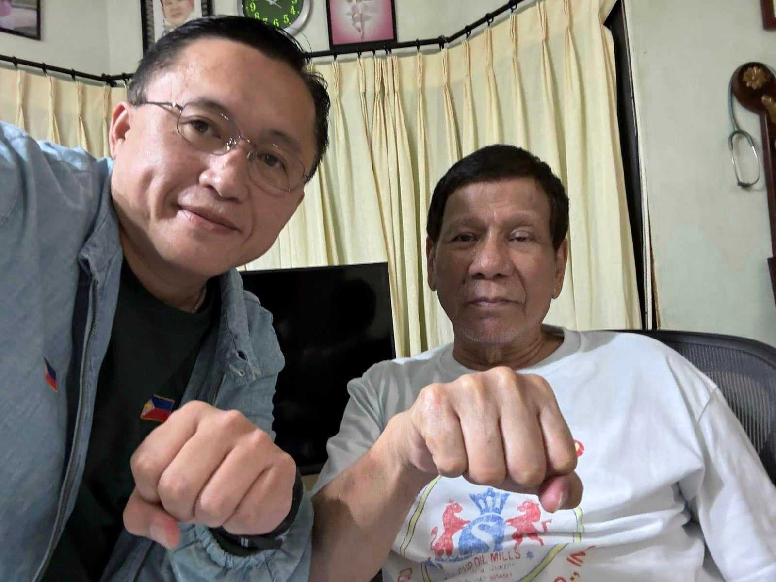 Ex-Pres. Duterte "alive and kicking" — Go