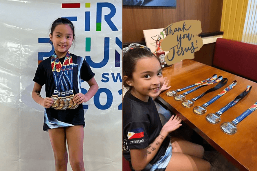 Marian Rivera proud of daughter Zia for bagging 6 medals in swimming competition