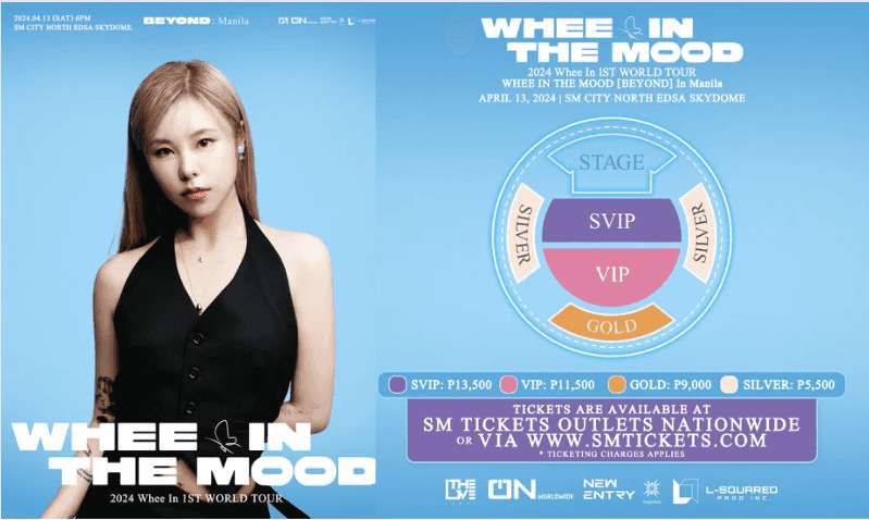“Whee In the Mood” in Manila ticket prices, seat plan revealed