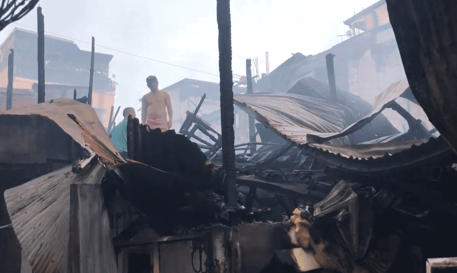 2 minors killed after a fire blaze residential area in Mandaluyong City