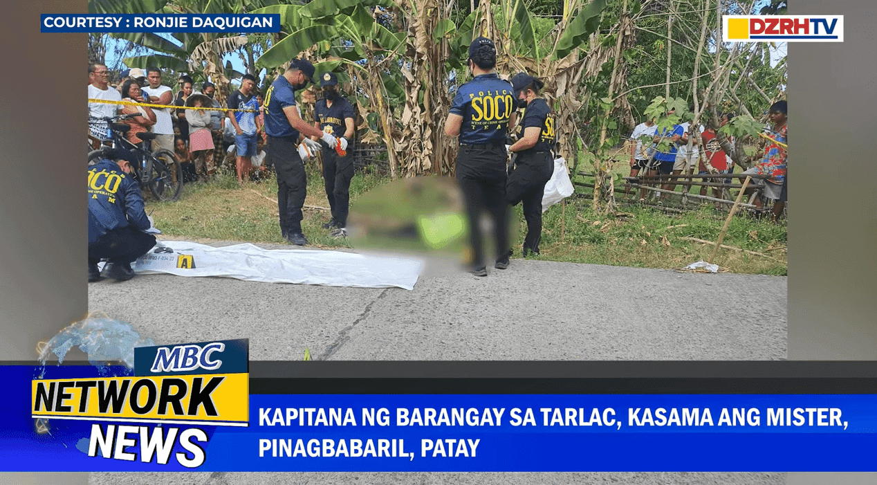 Female barangay captain, husband shot dead in Ramos, Tarlac