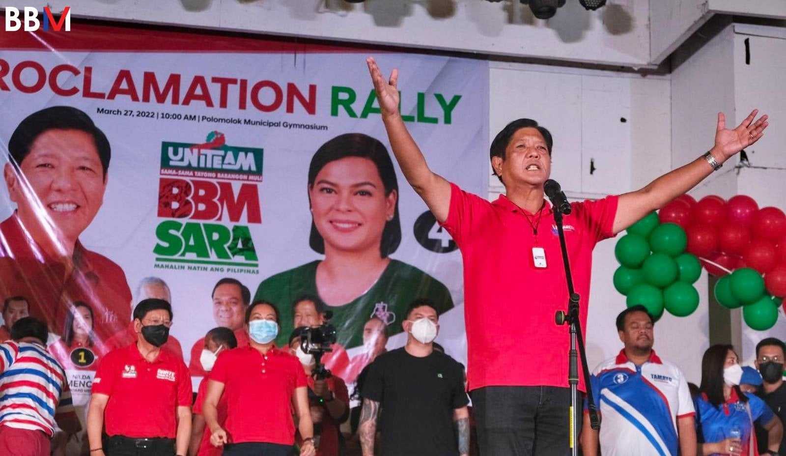 Marcos camp to supporters: 'Refrain from complacency'