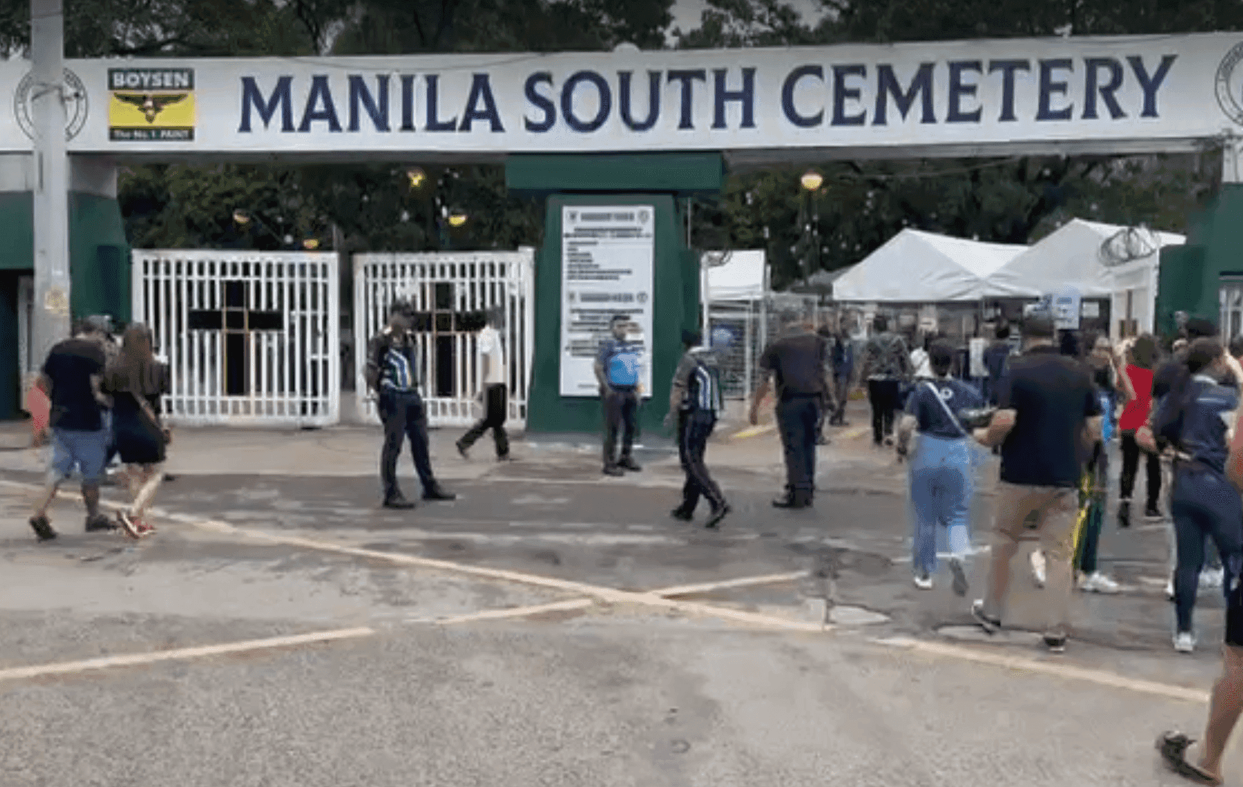 50,000 visitors in Manila South Cemetery expected today, Nov. 2