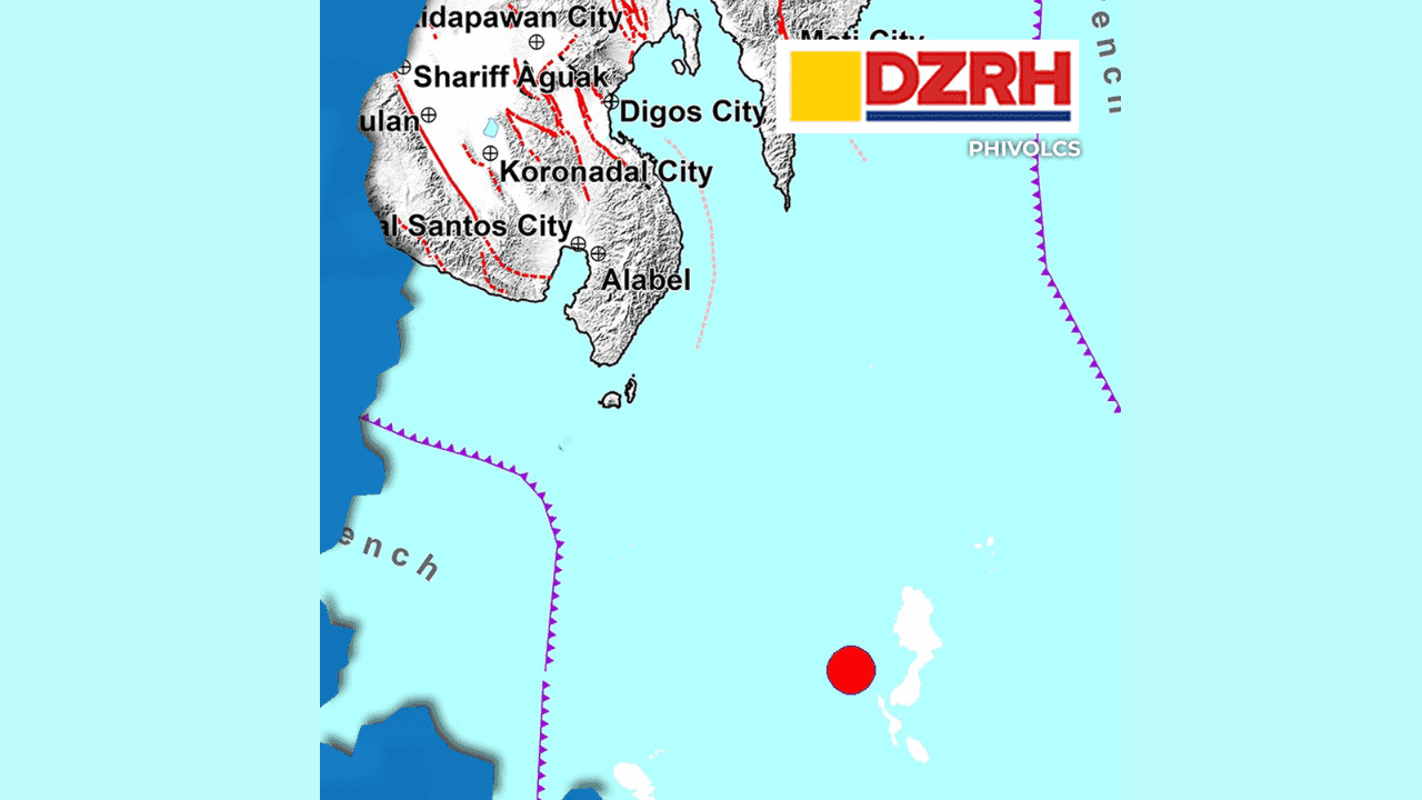 PHIVOLCS: Magnitude 6.7 quake jolts Sarangani, Davao Occidental; No tsunami threat to PH
