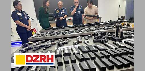 84 firearms seized at a condo in Makati City