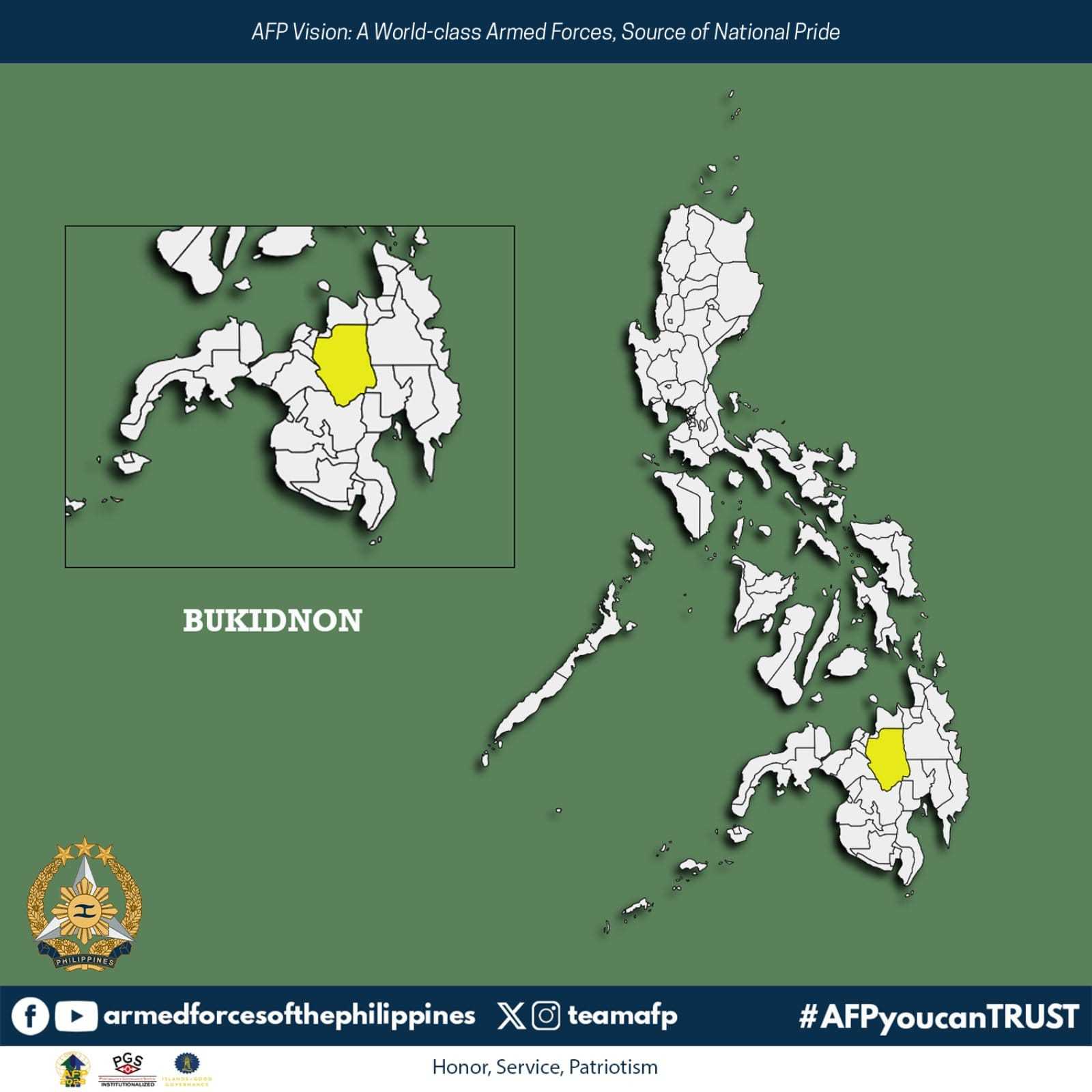 9 NPA members killed in a Christmas encounter in Bukidnon; hot pursuit ops continues - AFP