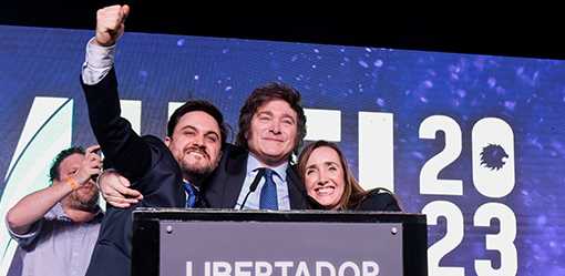 Argentine far-right outsider Javier Milei posts shock win in primary election