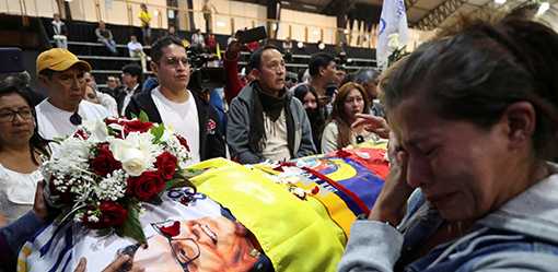 Assassinated Ecuador candidate Villavicencio mourned by family, public