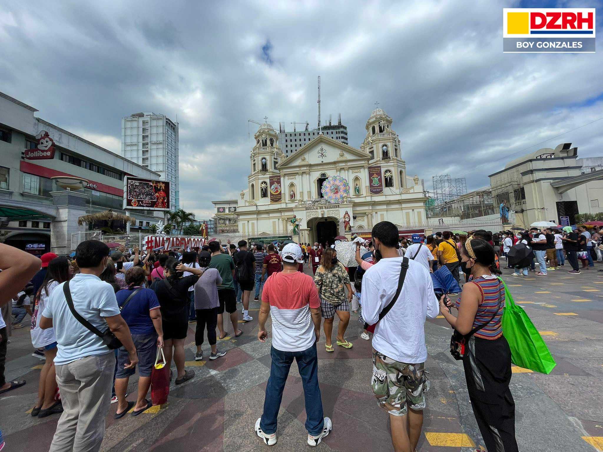 OTS seizes balisong, bala, other illegal items in Quiapo Church