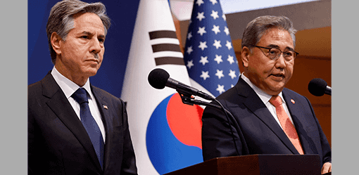 Blinken says has real concern over Russia-North Korea military ties