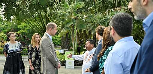 Britain's Prince visits Singapore for Earthshot environmental prize