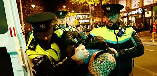 Calm restored to Dublin streets after 34 arrested for riots