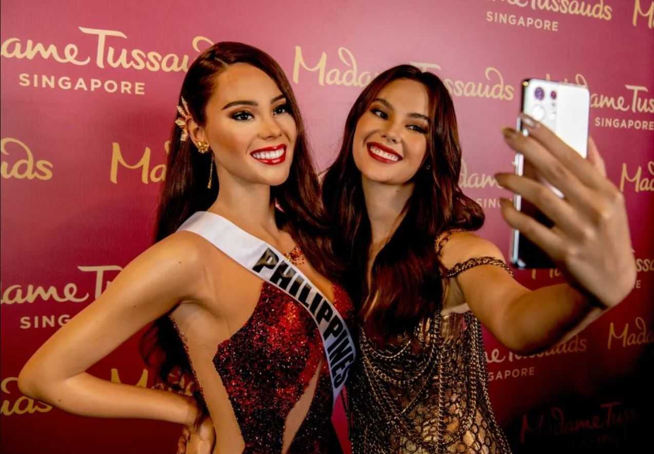 Catriona Gray's wax figure now in Hong Kong!