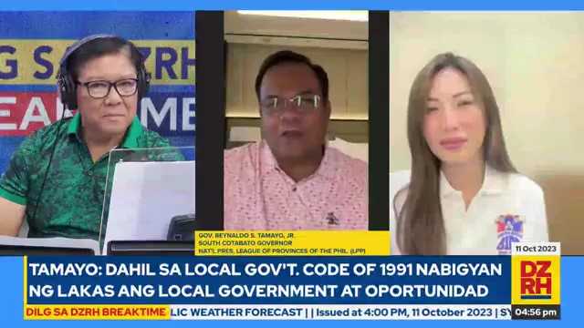 DILG sa DZRH Breaktime: Governors look into possible amendments of Local Gov't Code