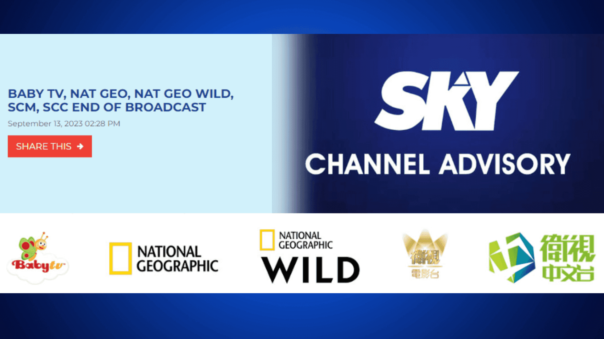 Disney to cease National Geographic, other channels broadcast in PHL