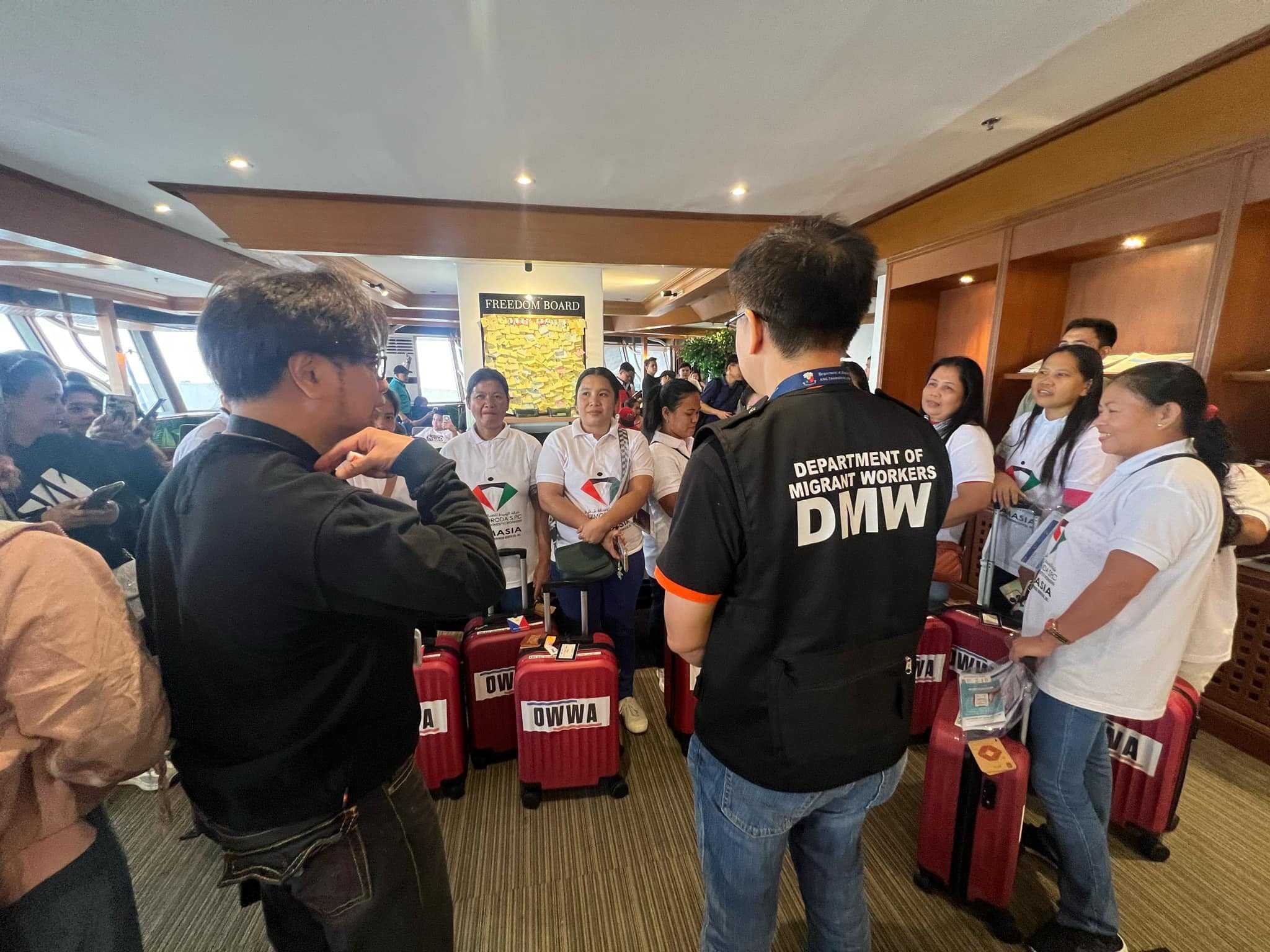 DMW assures strengthened protection on rights and welfare of the 35 OFWs bound for Kuwait