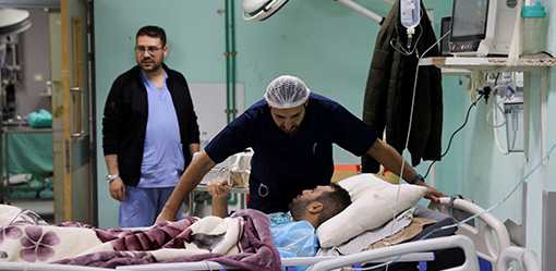 Doctors in Gaza hospital "have to prioritise" patients most likely to survive