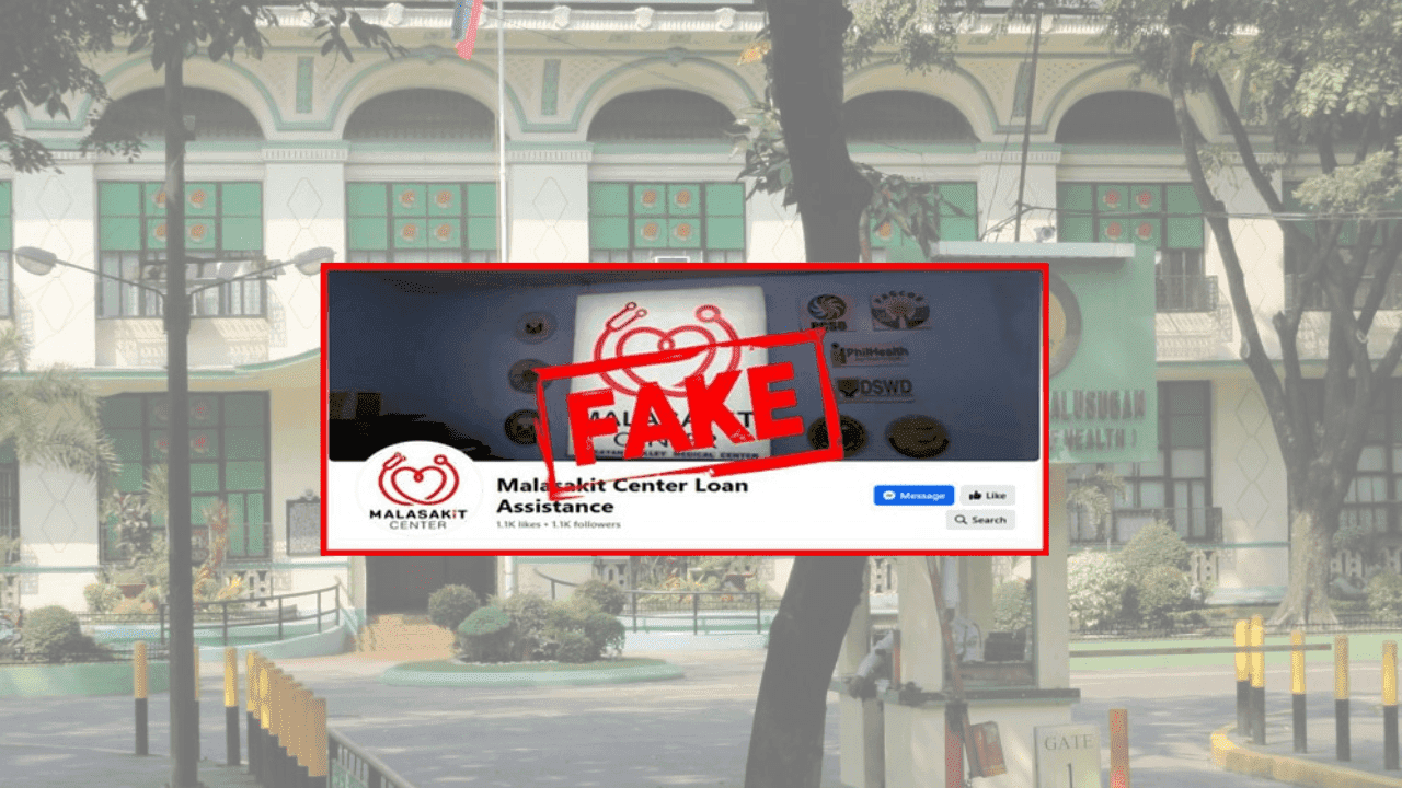 DOH denies affiliation with Facebok page posing as Malasakit Center Loan Assitance