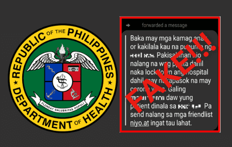 DOH debunks news on 'lockdown' hospital due to COVID-19 patient