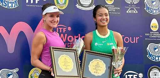 Eala grabs first pro doubles title